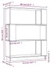 vidaXL Police na knihy / rozdělovač místností 80x25x101 cm Náhled obrázku produktu 8