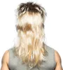 Blonde Vokuhila-Perücke von Hinten Produktbild-Vorschau