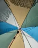 Sonnenschirm Strandschirm Schirm UV Schutz Fransen BLAU Produktbild-Vorschau 7