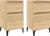 vidaXL Noční stolky 2 ks Dub Sonoma 40x35x70 cm Náhled obrázku produktu 2