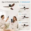 Deckenventilator mit Beleuchtung leise, Ø100cm DC Motor 6 Produktbild-Vorschau 5