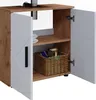 Koupelnový nábytek Vicco Irma Bílý vysoký lesk/zlatý dub Náhled obrázku produktu 6