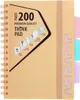 A spiral-bound notebook with pastel-colored tabs on the side. Produktbild-Vorschau