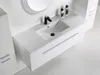 Badmöbel Set 120cm 5-tlg LED  Weiß Hochglanz Produktbild-Vorschau 5