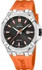 Armbanduhr Diplomatic Black - Orange Produktbild-Vorschau 1