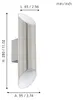 Eglo 95422 Viegas Applique 2 feux nickel mat blanc Voir les images du produit 3