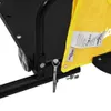 vidaXL Remorque pour vélo Jaune Tissu Oxford et fer Voir les images du produit 10