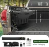 A truck bed with a tool box mounted on the side, and a separate image showing accessories. Náhled obrázku produktu