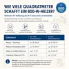 Marwona Bianco Infrarotheizung 800 W mit Funkthermostat –  Produktbild-Vorschau 8