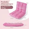 Chaise de sol COSTWAY avec dossier réglable, fauteuil de Voir les images du produit 3