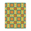 MuchoWow® Mauspad Mousepad Patchwork - Retro - Blumen - Produktbild-Vorschau 1