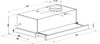 Technical drawing of a kitchen range hood with dimensions shown. Produktbild-Vorschau