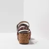 Neosens Keilsandalen Damen S3220 BRAIDED BROWN-CORAL / Produktbild-Vorschau 6