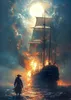 Puzzle artystyczne - Puzzle Behind the Flames - 1000 dielov Podgląd zdjęcia produktu 1