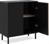 finori Monza 01D Kommode, schwarz / Nachbildung Artisan Oak Produktbild-Vorschau 5