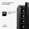 Klarstein volně stojící 1zónová vinotéka, malá vinotéka, Náhled obrázku produktu 4