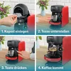 Bosch TAS163E, Pad-Kaffeemaschine, 0,7 l, Kaffeekapsel, Produktbild-Vorschau 5