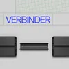 A diagram showing a curtain rail system with text and components. Produktbild-Vorschau