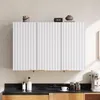 Armoire murale de cuisine Flieks avec 3 portes, meuble Voir les images du produit 3