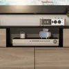 TV-Lowboard 160x40x68cm Schwarz & Grau Holzoptik, Produktbild-Vorschau 5