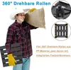 LZQ 2 Stück WPC Pflanzenroller 30x30 cm 100 kg Tragkraft, Produktbild-Vorschau 7