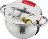 Casserole à induction en acier inoxydable avec couvercle Voir les images du produit 3