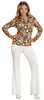 70er JAHRE BLUSE Bubbles (S/M) Produktbild-Vorschau 7
