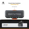A product shot of a wireless microphone system with text overlays highlighting features. Anteprima dell’immagine prodotto