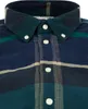 Hemd Barbour grün Print Baumwolle Slim Fit Produktbild-Vorschau 2