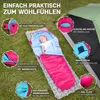 NORDBÄR® Kinder-Schlafsack 3-Jahreszeiten rosa Produktbild-Vorschau 3