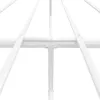 vidaXL Cadre de lit avec tête de lit en métal blanc 183x213 Voir les images du produit 10
