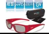 okulary polaryzacyjne 3D dla dzieci czerwone Podgląd zdjęcia produktu 1