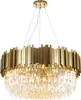 Kristalllüster im Stil eines Orgelpfeifs, 60 cm, goldenes Produktbild-Vorschau 1