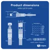 hb-digital 1m CAT 8.1 Patchkabel flach RJ45 Netzwerkkabel Produktbild-Vorschau 7