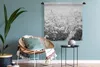 MuchoWow® Wandteppich Wandbehang Winter - Schwarz - Weiß - Produktbild-Vorschau 4