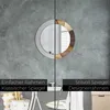Ø60cm Spiegel - Glasrahmen mit Aufdruck - Wandspiegel Produktbild-Vorschau 6