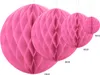 Boule en nid d'abeille rose 40 cm Voir les images du produit 3