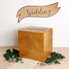 Creative Deco dřevěná krabička s víkem světlý ořech Náhled obrázku produktu 2