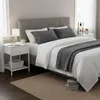 Zestaw 2 szafek nocnych Relaxdays, z szufladą i półką, Podgląd zdjęcia produktu 2