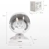 A product image showing a baby swing with dimensions indicated by measurement lines and text. Anteprima dell’immagine prodotto