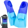 Kurze, flexible Trainingsflossen zum Schwimmen im Pool - Produktbild-Vorschau 1