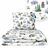 Kinderbettwäsche 90x120 Baumwolle Baby Bettwäsche Set Produktbild-Vorschau 1