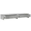 A long, low monitor stand with two drawers, one of which is open, against a white background. Náhľad obrázku produktu