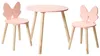 Set di mobili per bambini con fiocco rosa: tavolino + 2 Anteprima dell’immagine prodotto 5