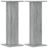 vidaXL Pied de haut-parleur 2 pcs. Gris Sonoma 30x30x80cm Voir les images du produit 1