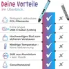 Premium 3D Stift-Set mit 250 PCL-Sticks (50 meter) (Blau) Produktbild-Vorschau 5