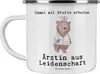 Mr. & Mrs. Panda Teetasse Ärztin Leidenschaft - Weiß - Produktbild-Vorschau 1