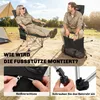 Campingstühle 2er Set klappbar, Angelstuhl mit Fußstütze & Produktbild-Vorschau 9