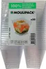 50x Quadratische Dessertbecher 120 ml – Wiederverwendbare Produktbild-Vorschau 11