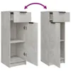 vidaXL Mobile da bagno grigio cemento 32x34x90 cm Materiale Anteprima dell’immagine prodotto 10